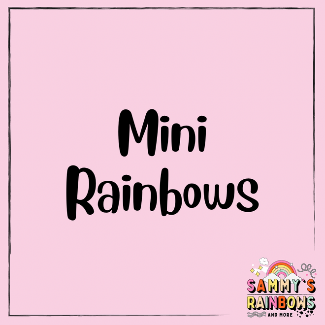 Mini Rainbows (car hangers)