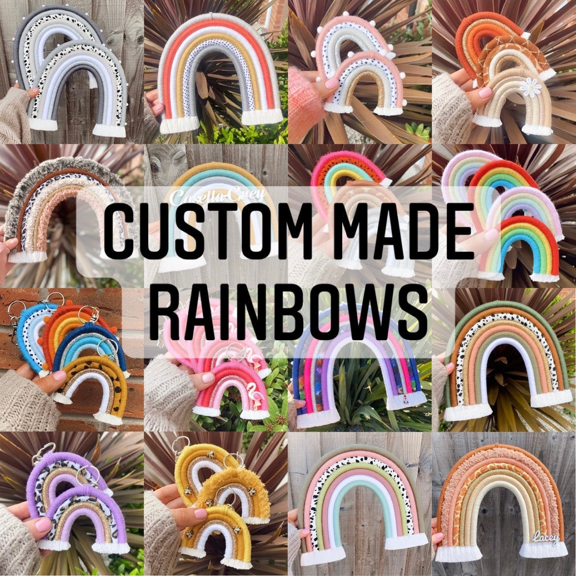 Custom made rainbows