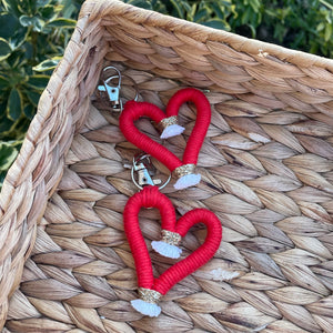 Heart keyring