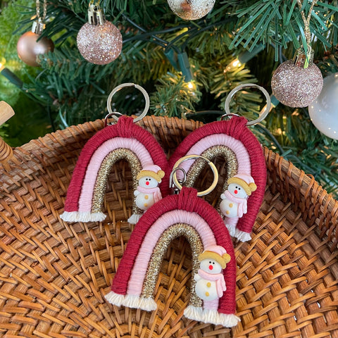 Snowman keyring