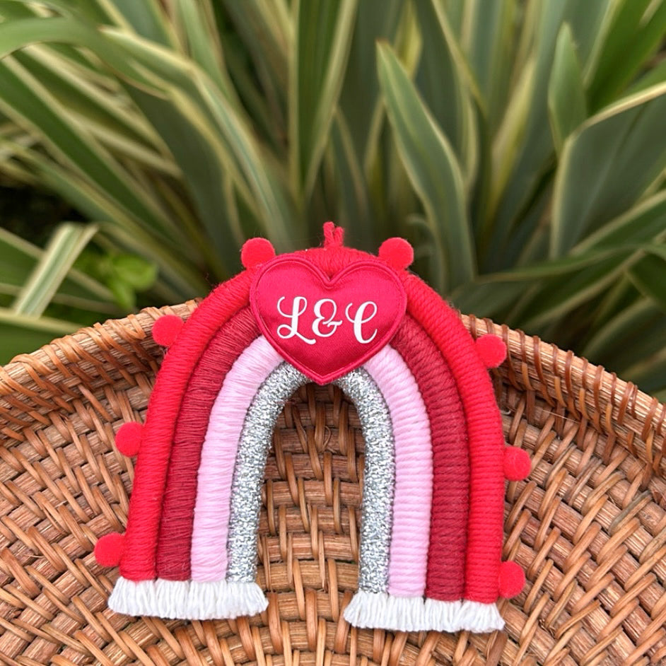 Personalised initials mini rainbow