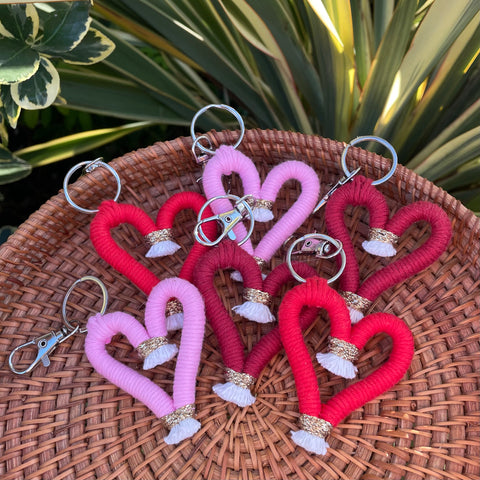 Heart keyring