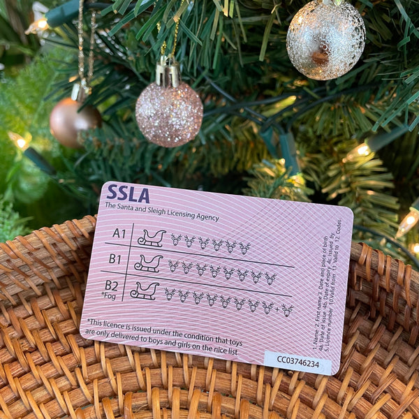Santa’s flying licence