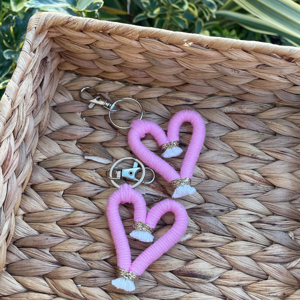 Heart keyring