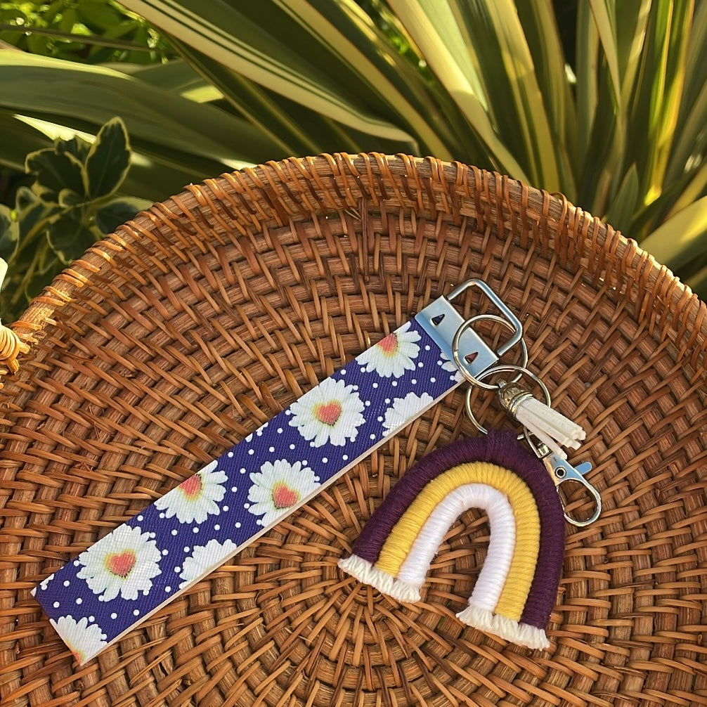 Wristlet with keyring