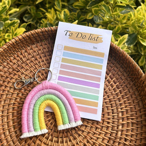 To do list mini pad and keyring