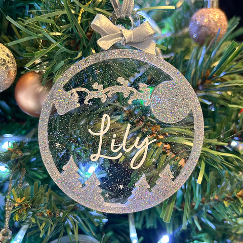 Personalised silver decoration