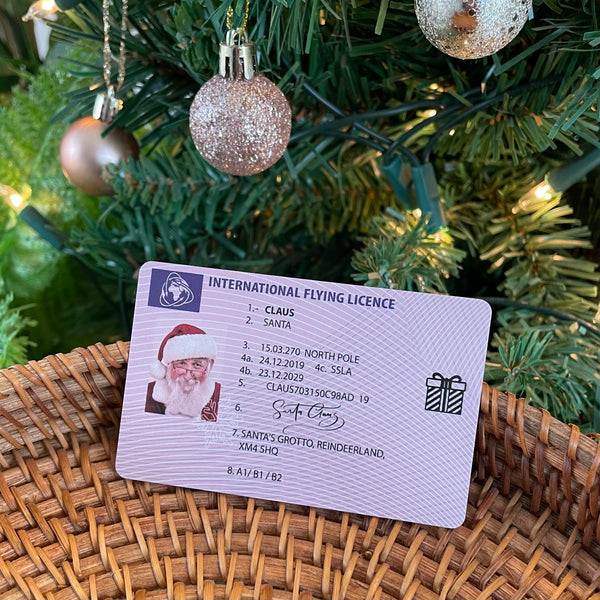 Santa’s flying licence