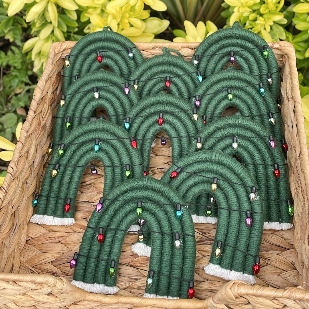 Mini tree lights rainbow