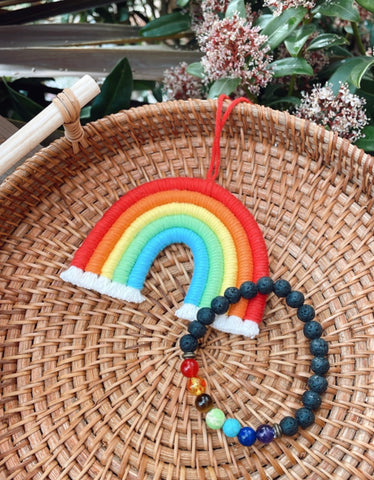 Rainbow and bracelet set