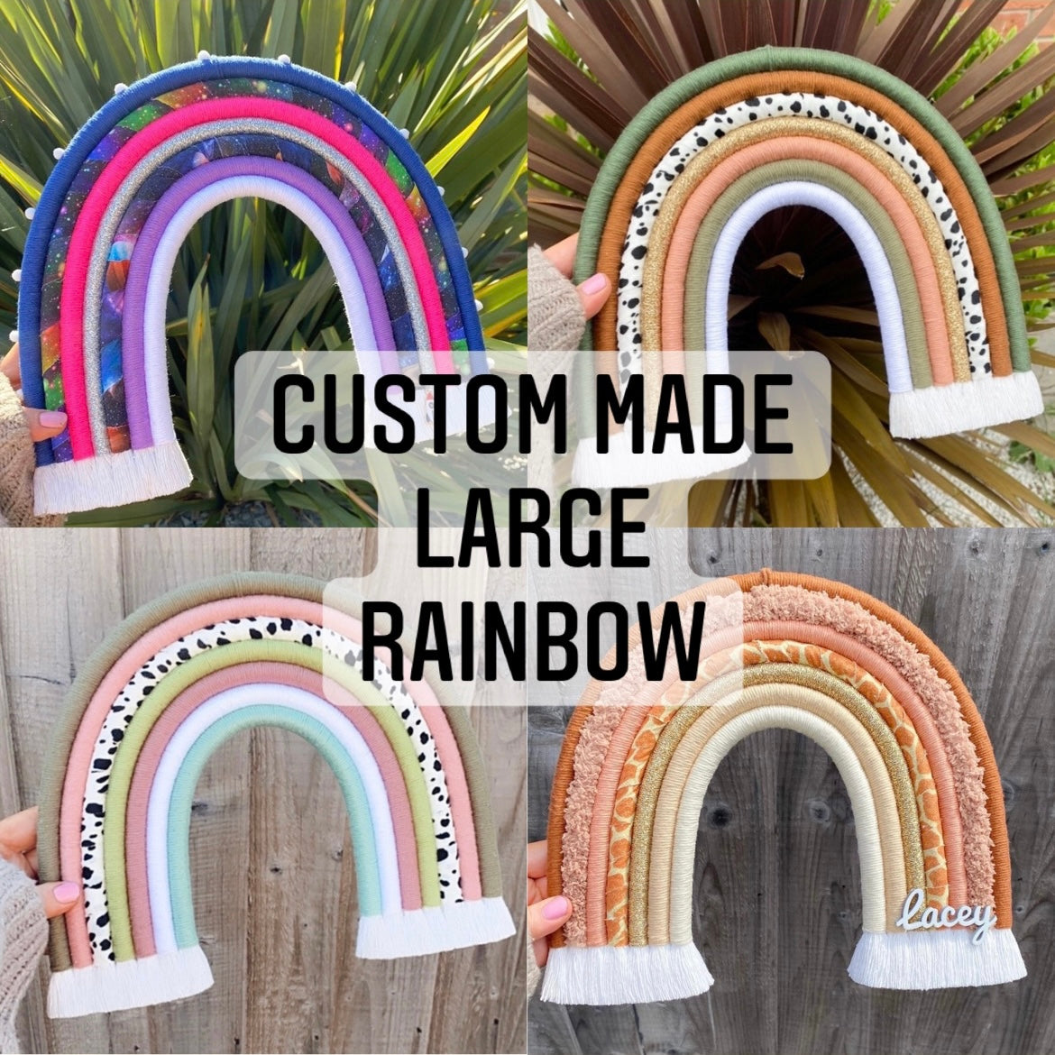 Custom made large rainbow