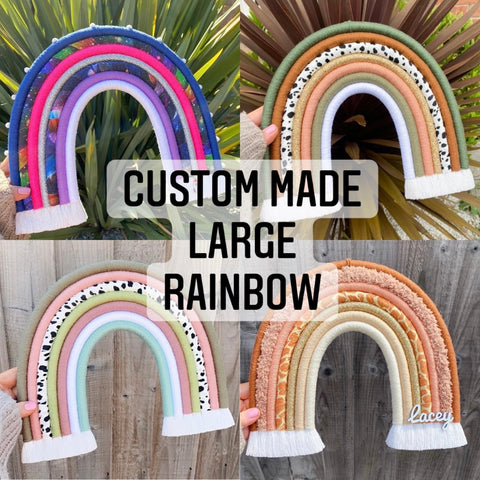 Custom made large rainbow