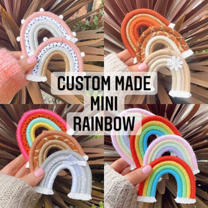 Custom made mini rainbow