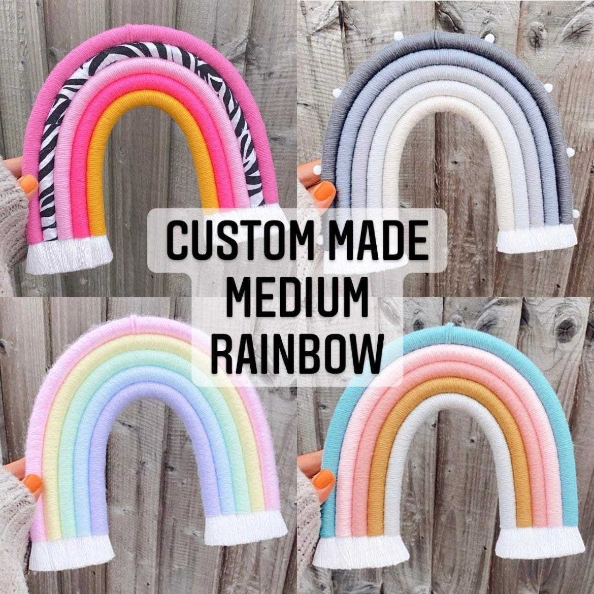 Custom made medium rainbow